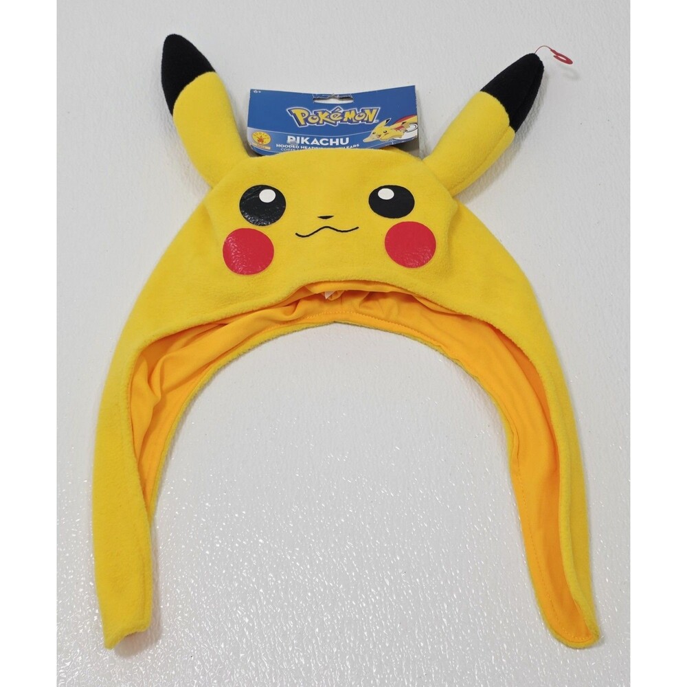 Pikachu Pokémon Hat Rubie’s Hooded Costume Headpiece Youth OSFM